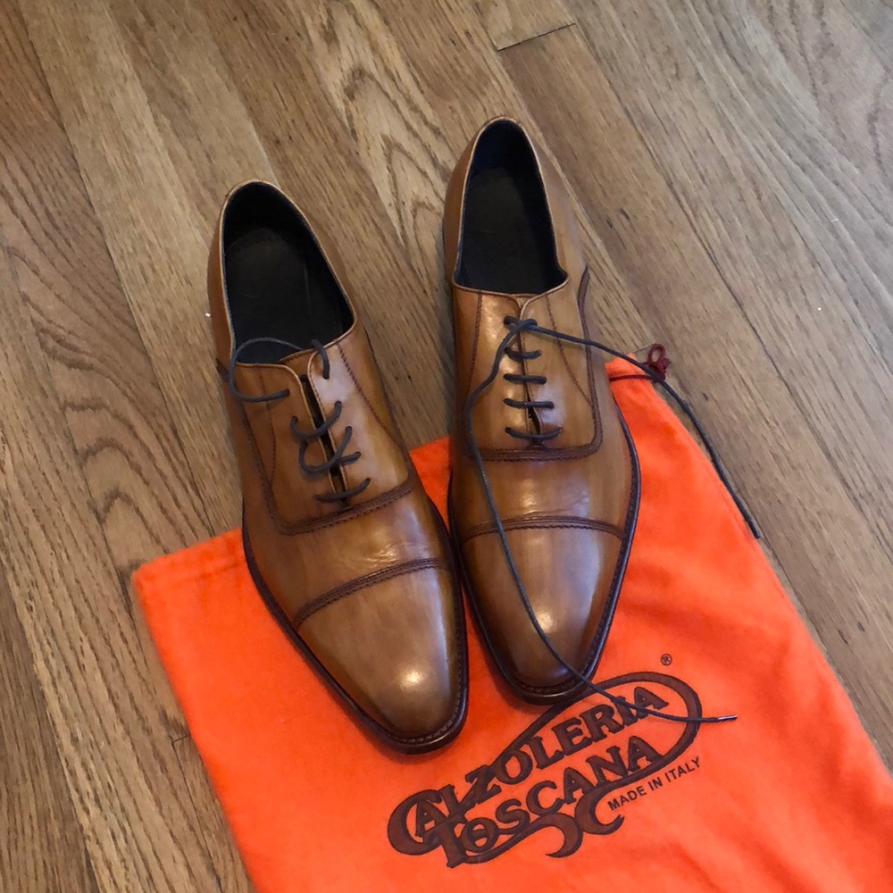 Handmade Italian leather shoes